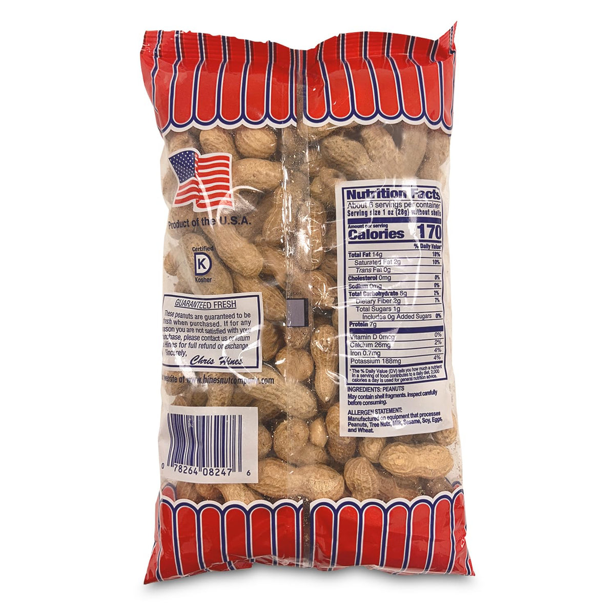Hines Roasted In Shell Peanuts in a bowl: ideal snack for gatherings