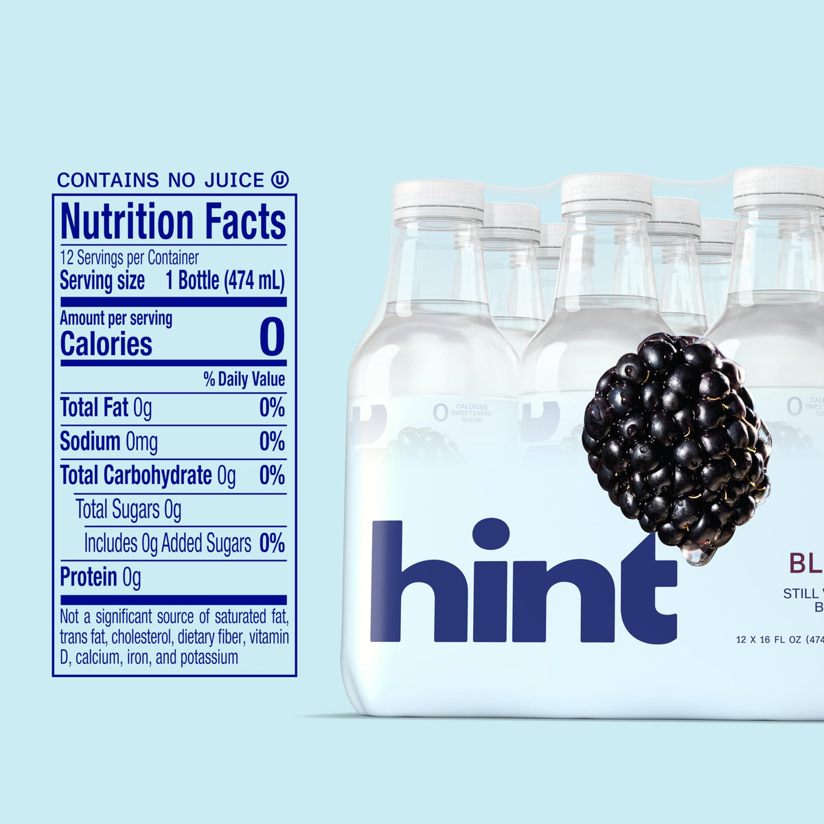Hint 12-pack display front view