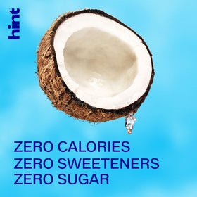 Hint fruit-essences close-up reveals natural flavor without sugar.