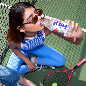 Hint Watermelon bottle ready-to-go demonstrates portable hydration