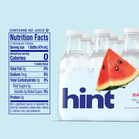 Hint Watermelon case pack displays twelve bottles for easy stocking
