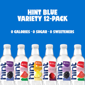 Hint Infused Bottled Water in a fridge display ready-to-drink with natural flavors