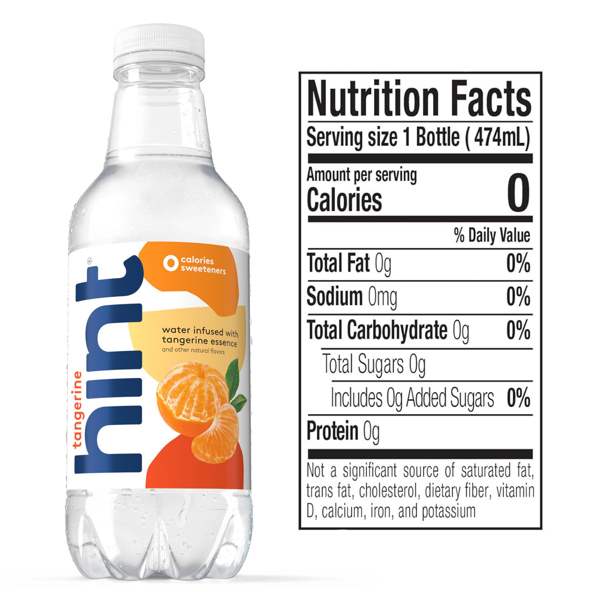 Hint pour into glass shows easy, on-the-go hydration without calories.