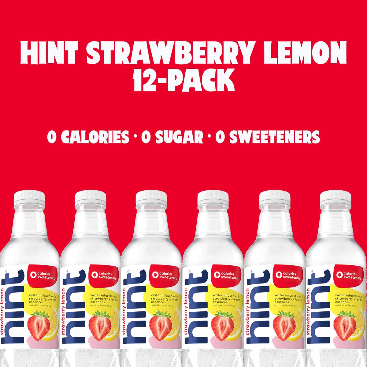 Hint Strawberry Lemon glass-serve captures ready-to-hydrate flavor in a stylish setting.