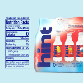 Hint vegan kosher gluten-free label indicating clean options