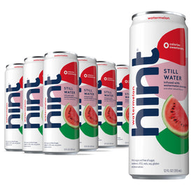 Hint Watermelon canned water shows easy hydration in a can with subtle fruit essence.