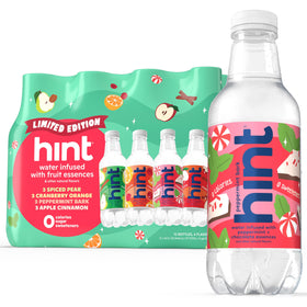 Hint Winter Variety Pack bottles showing sugar-free hydration option