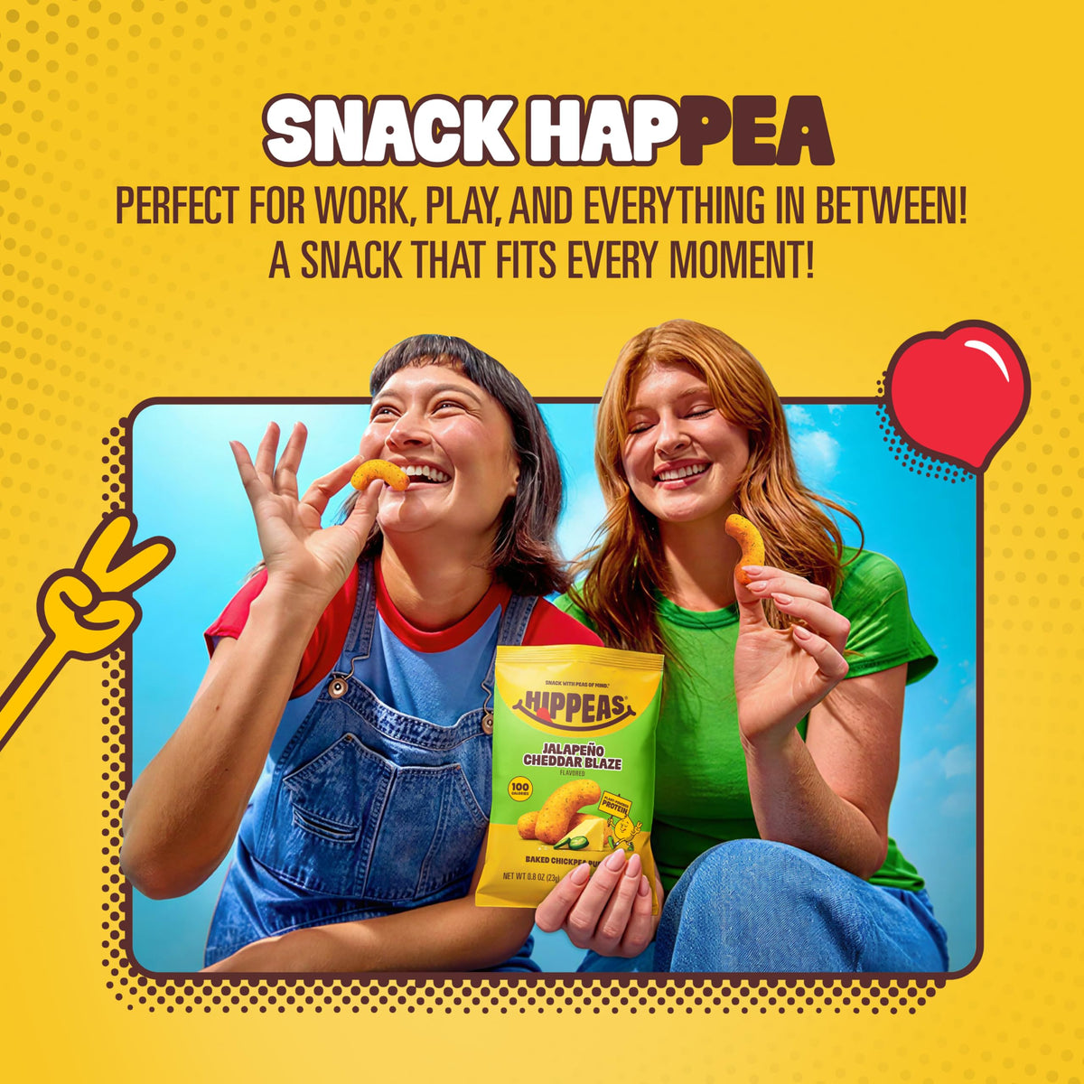 HIPPEAS non-GMO and kosher certifications reassure mindful snacking.