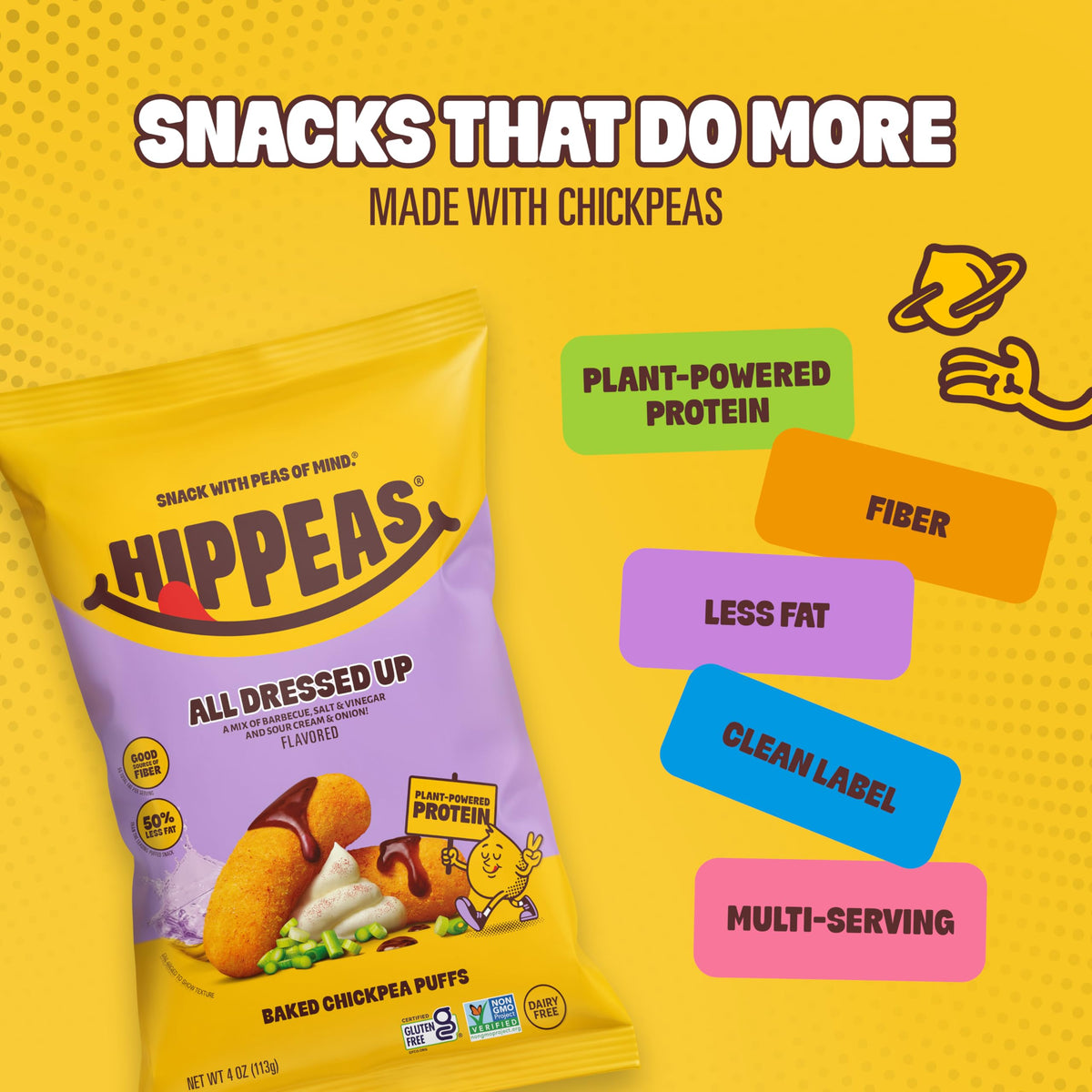 On-the-go 4 oz packs ideal for lunches and travel.