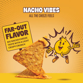 HIPPEAS chickpea-tortilla chips closeup crunch emphasizes crisp texture and protein