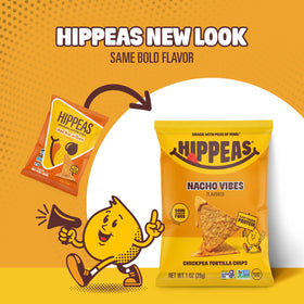 HIPPEAS nacho chips plant-based snack option for vegans