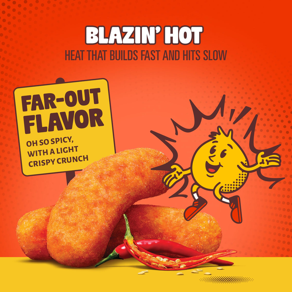 HIPPEAS plant-based-snack-texture focuses on airy, satisfying puff texture.