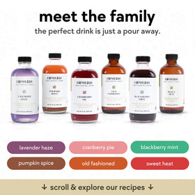 HipStirs vegan non-GMO syrup for flavorful drinks