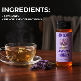 HIVE Food Co. Cayenne pepper-infused honey drops for a balanced bite.
