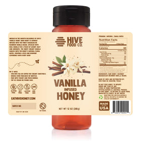 HIVE Food Co vanilla honey drizzle for tea or yogurt
