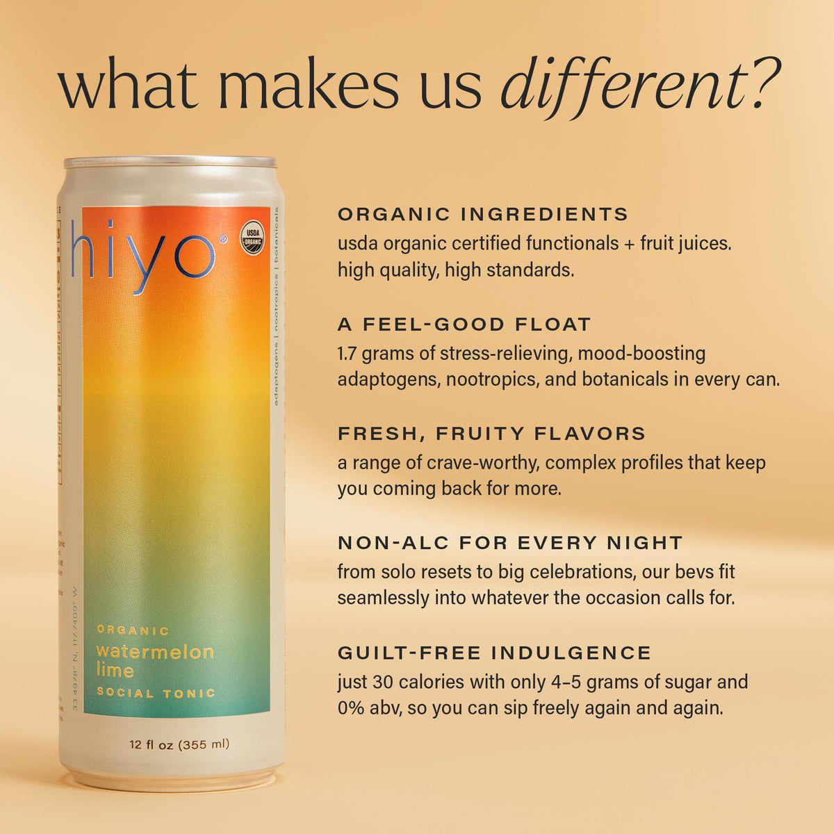 HIYO Lime wedge garnish—bright aroma enhances the pour.