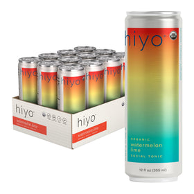 HIYO Watermelon Lime bottle for refreshing mindful sipping.