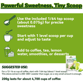 HJUOOKD stevia powder for baking and desserts without sugar.