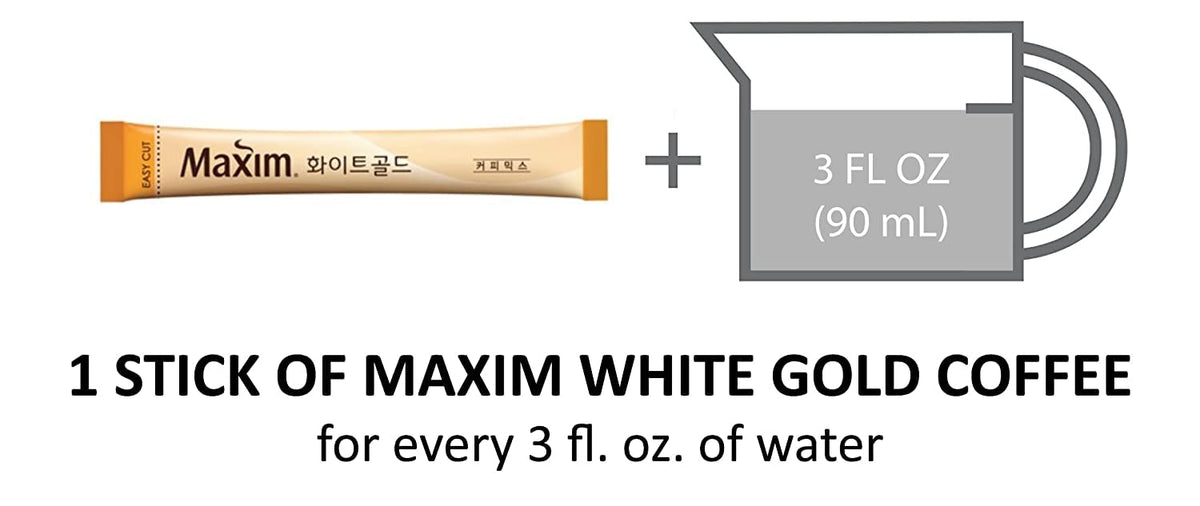 HJZWTS Maxim White Gold box open reveals 100 single-serve sticks.