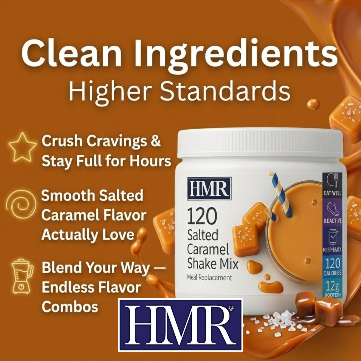 Blend HMR 120 Shake with fruit for natural flavor boost and added nutrients.