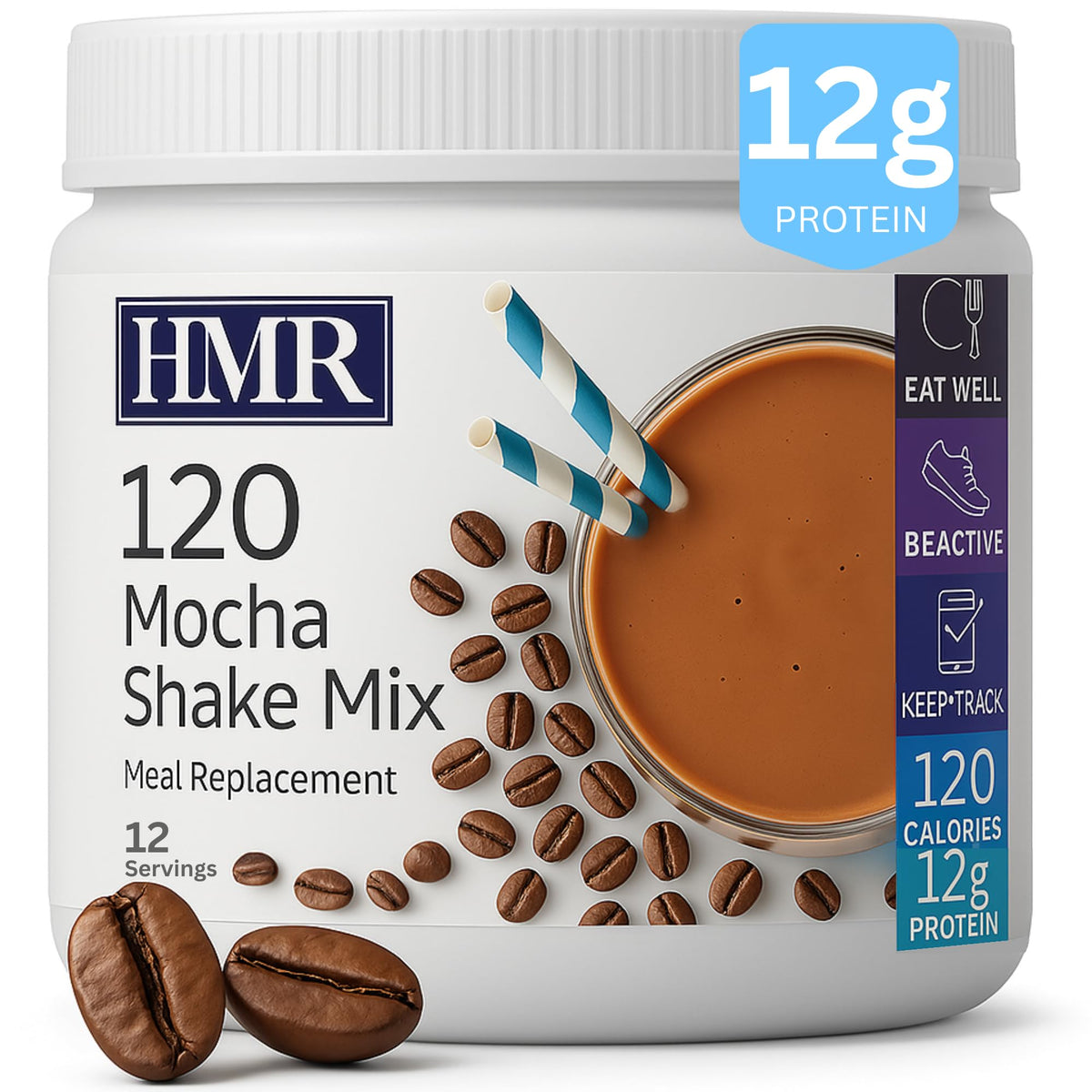 HMR 120 Mocha sealed pouch preserving freshness and flavor.
