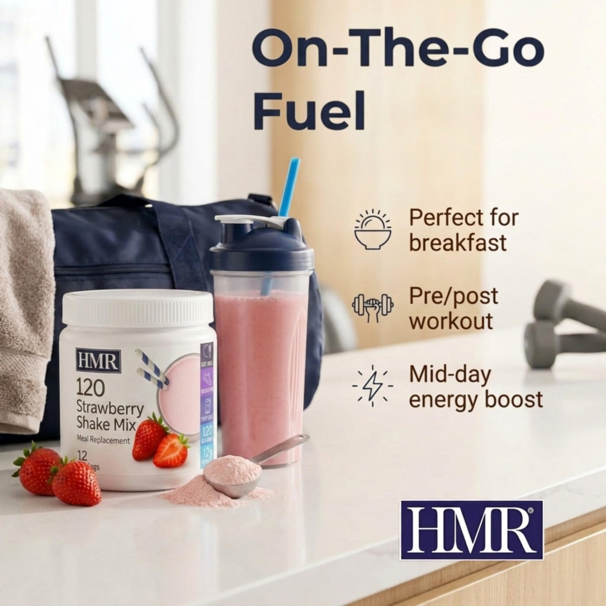 HMR 120 Shake powder scoop for easy portioning