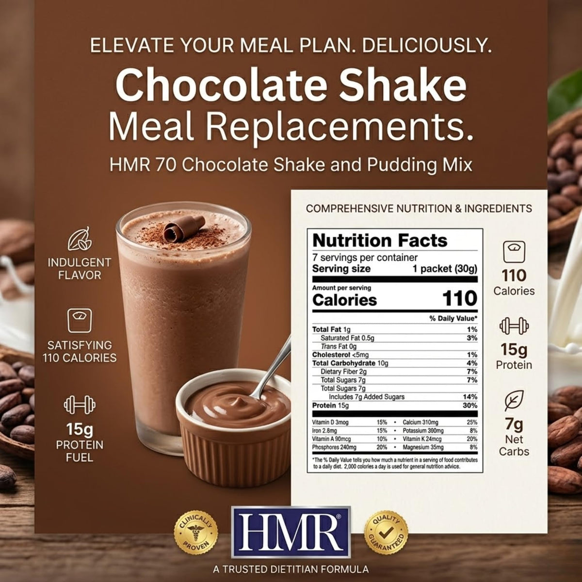 HMR 70 Plus Office snack ready for a quick meal.