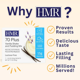 HMR 70 Plus shake with ice for quick, refreshing nourishment