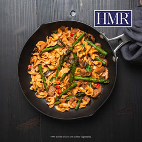 Pack of six entrées shown for convenient meal planning