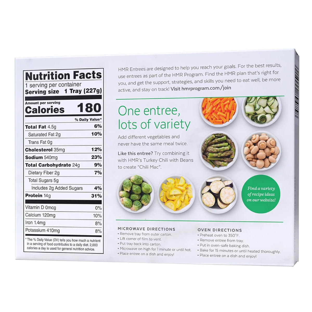 HMR Chicken Pasta Parmesan portion-control cup, easy weight-conscious dining