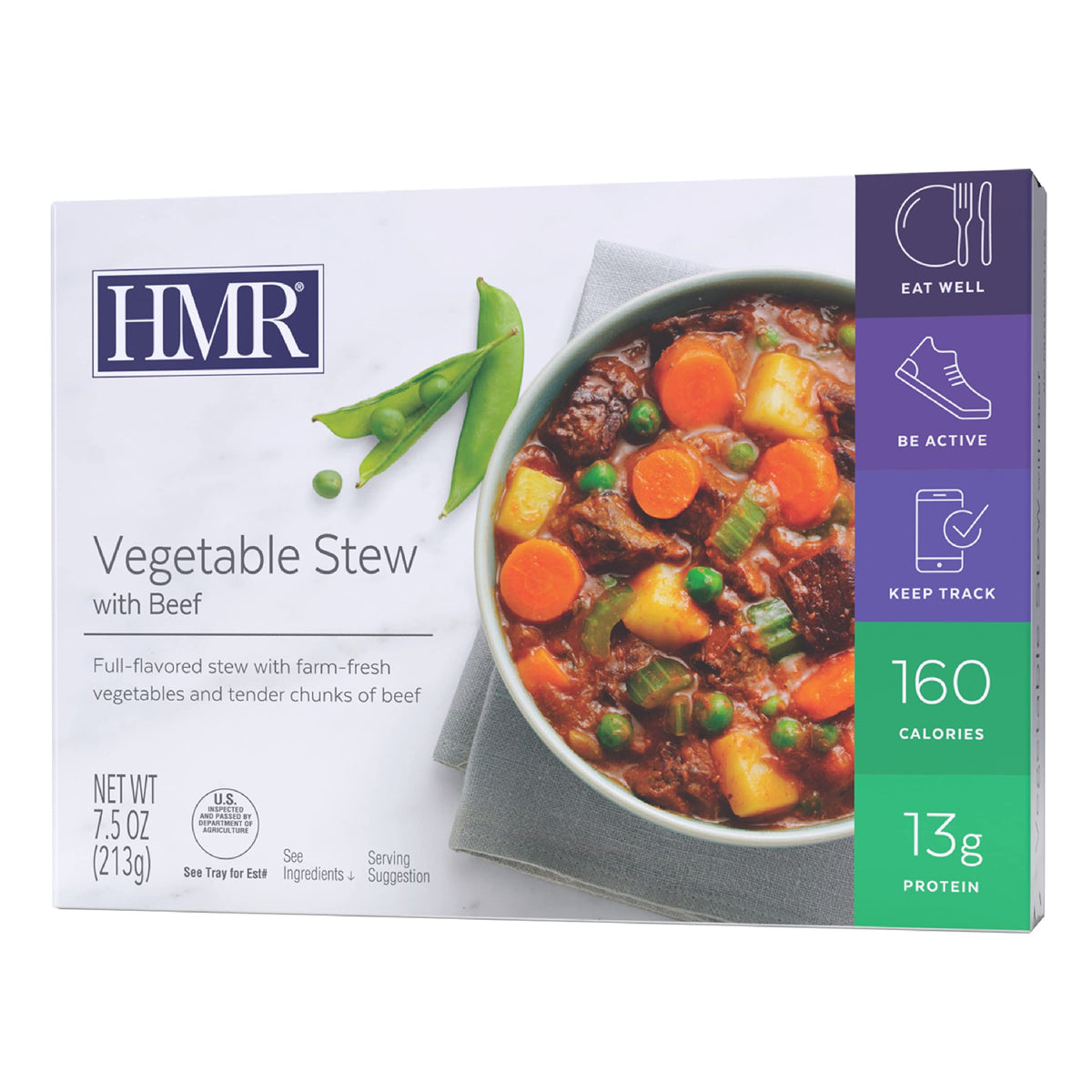 HMR vegetable stew with beef offers a hearty, convenient meal