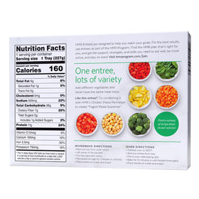 HMR Pasta Fagioli entrée provides protein support in a satisfying lunch