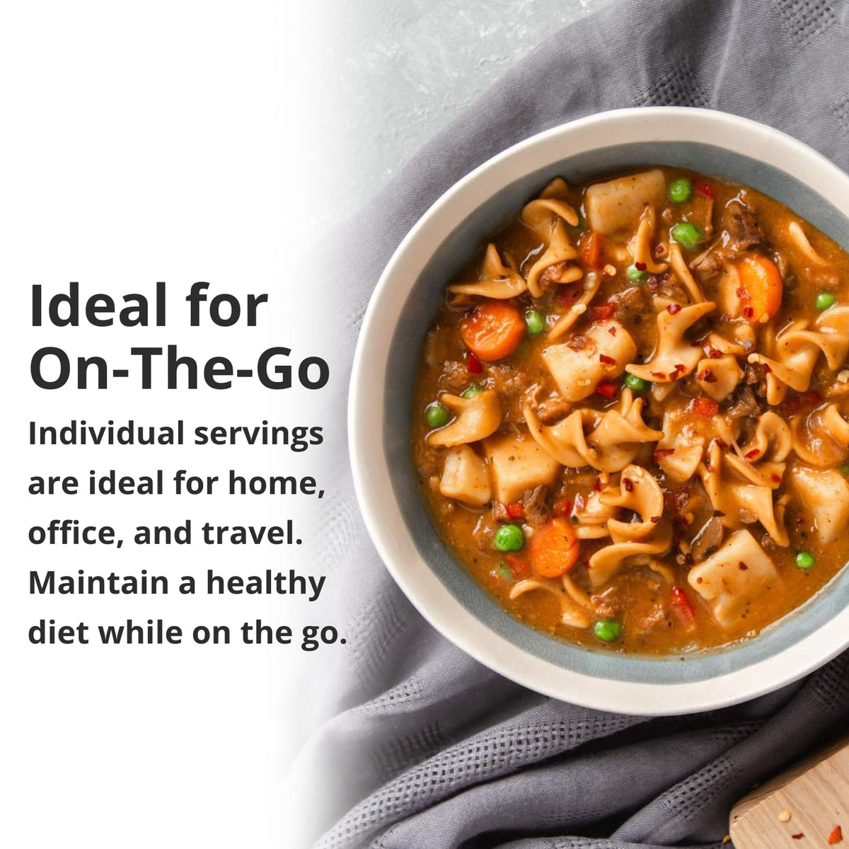 HMR Pasta Picks plated serving illustrates a ready-to-eat meal.