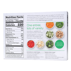 HMR Rotini Chicken Alfredo ingredients image shows wholesome components
