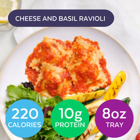HMR Rotini Chicken Alfredo; convenient ready-to-eat lunch solution.