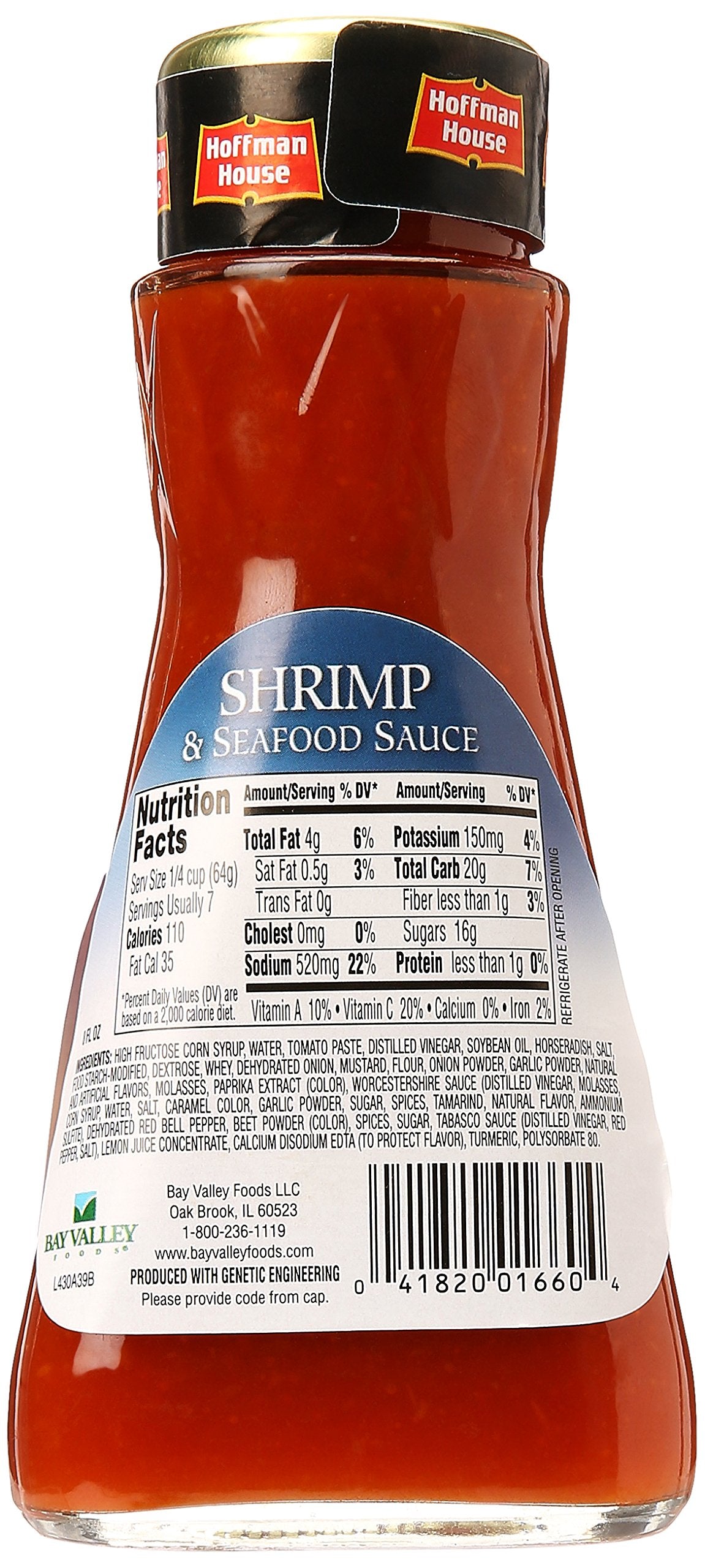 Hoffman House Shrimp and Seafood Sauce on plate elevates seafood meals.