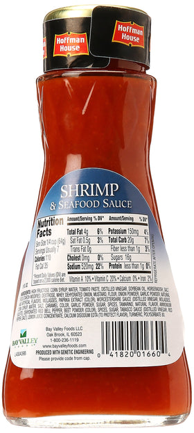 Hoffman House Shrimp and Seafood Sauce on plate elevates seafood meals.