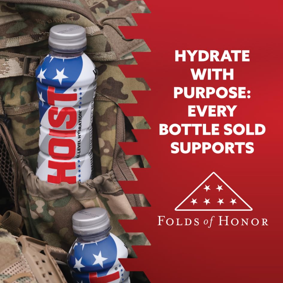 HOIST Athlete hydration during training highlighting on-the-go performance support