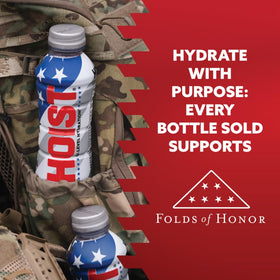 HOIST Athlete hydration during training highlighting on-the-go performance support