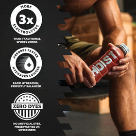 HOIST 12-pack front showcases convenient, on-the-go electrolyte hydration.