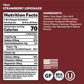 HOIST bottle label closeup showing electrolytes and clean flavor