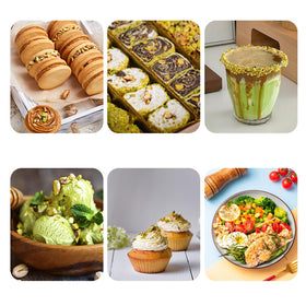 HOLFLYING chopped pistachios add gourmet texture to desserts and savory bowls.