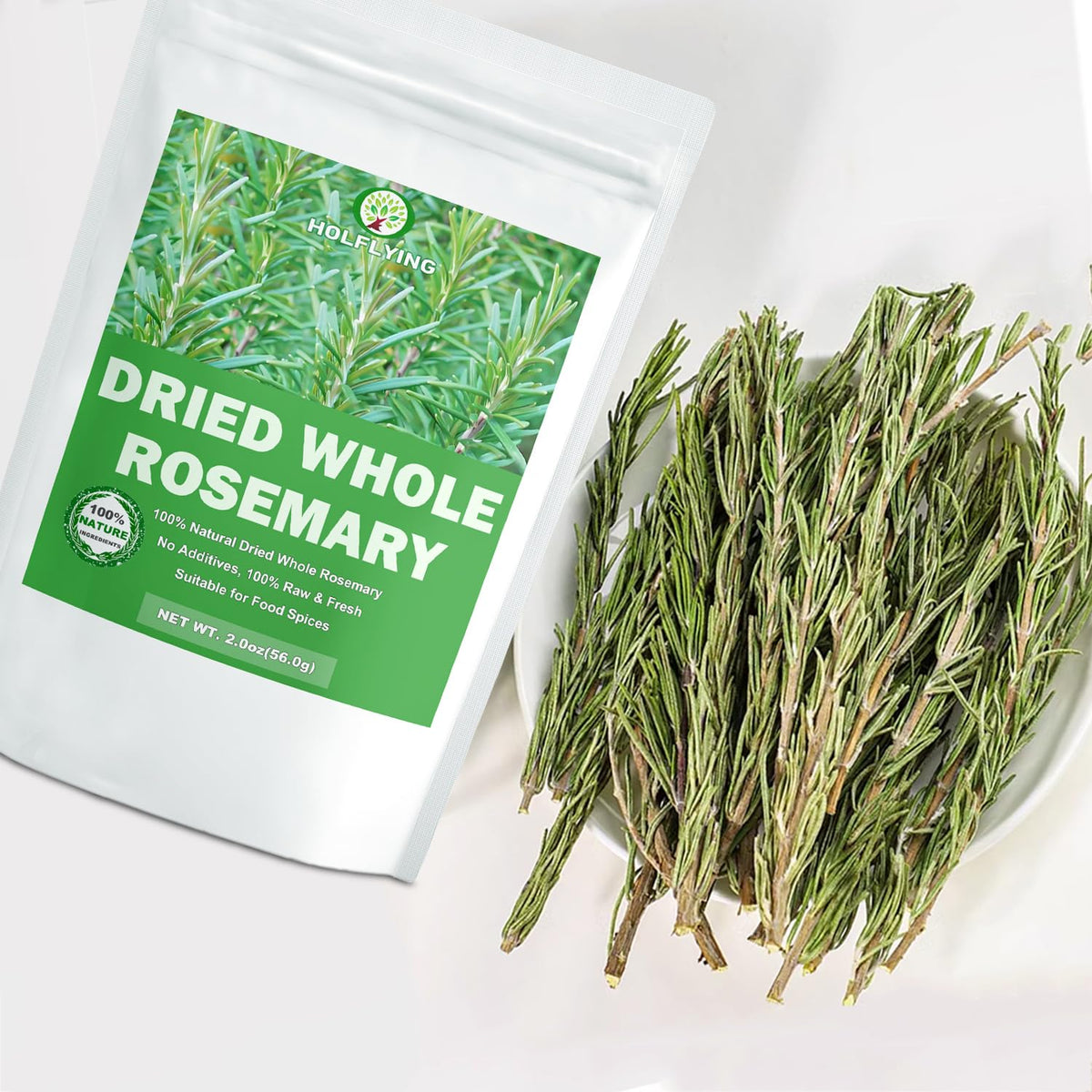 HOLFLYING rosemary sprigs 4-6 inch bundle ready to season
