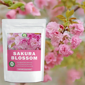 HOLFLYING sakura petals as dessert garnish adds visual appeal and subtle sweetness