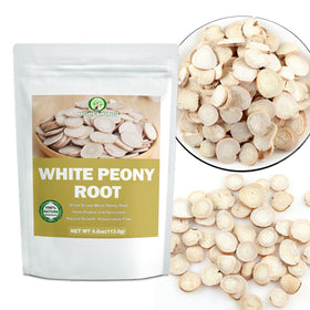HOLFLYING White Peony Root Slices decoction, simmered to release delicate notes.