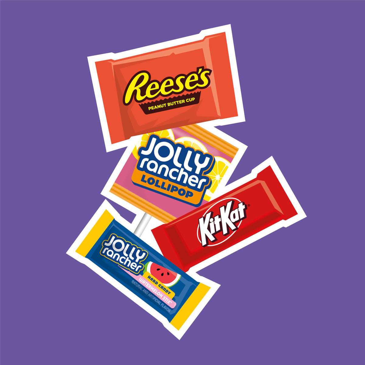 Holiday Jolly Rancher assortment bag for gifts and celebrations