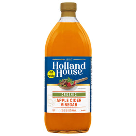 Holland House Organic Apple Cider Vinegar bottle ready for cooking