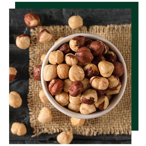 Holmquist Hazelnuts in a bowl evoke snack-time moments with wholesome flavor.