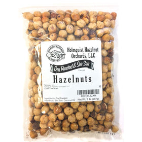 Holmquist Hazelnuts dry roasted with sea salt, ready to snack