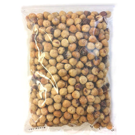 Close-up of Holmquist Hazelnuts with skins mostly removed for baking